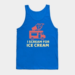 I Scream for Ice Cream Tank Top